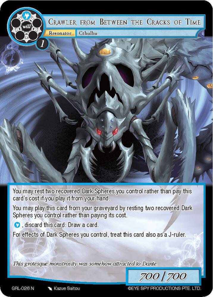 Crawler from Between the Cracks of Time