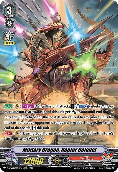 Military Dragon, Raptor Colonel (SP)