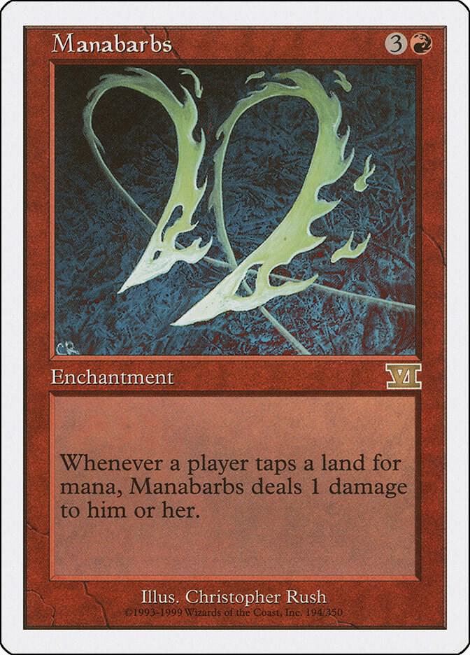 Manabarbs - Classic Sixth Edition - Magic: The Gathering