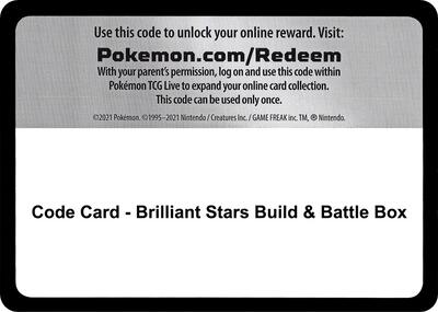 Code Card - Brilliant Stars Build & Battle Box