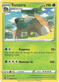 Torterra #008/172 from Deck Exclusives Pokemon card image