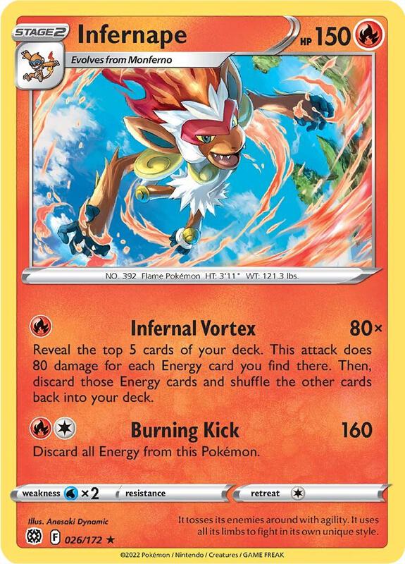 Infernape 026/172 from Deck Exclusives