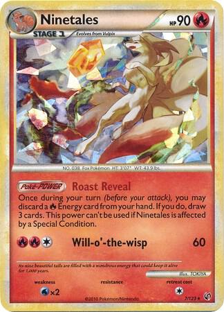 Ninetales - 7/123 (Cracked Ice) 007/123 from Blister Exclusives