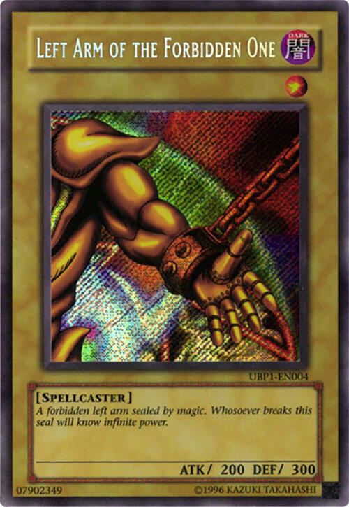 KONAMI - 遊戯王　初版　LEFT ARM OF THE FORBIDDEN ONE 51aXBqG+wDL._UF350,350_QL50_.jpg
