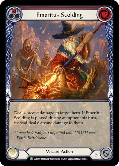 Emeritus Scolding Red Extended Art