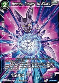 Beerus, Coming to Blows (Tournament Pack Vol. 7) card art