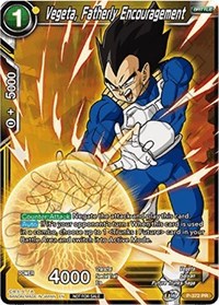 Vegeta, Fatherly Encouragement (Tournament Pack Vol. 7) card art