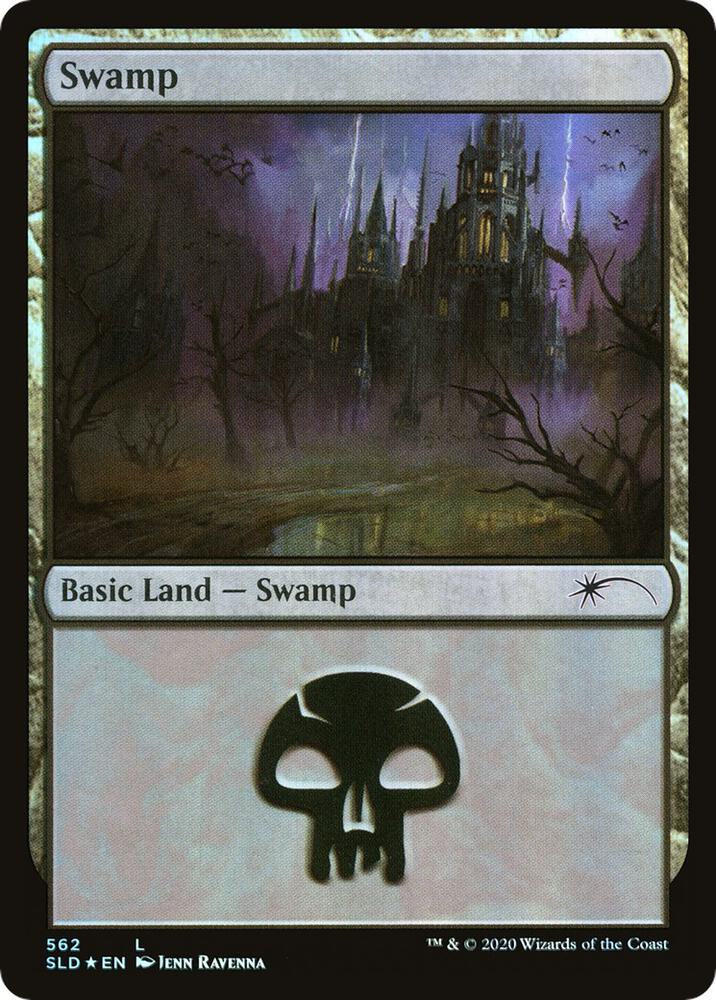 Swamp (562) - Secret Lair Drop Series - Magic: The Gathering