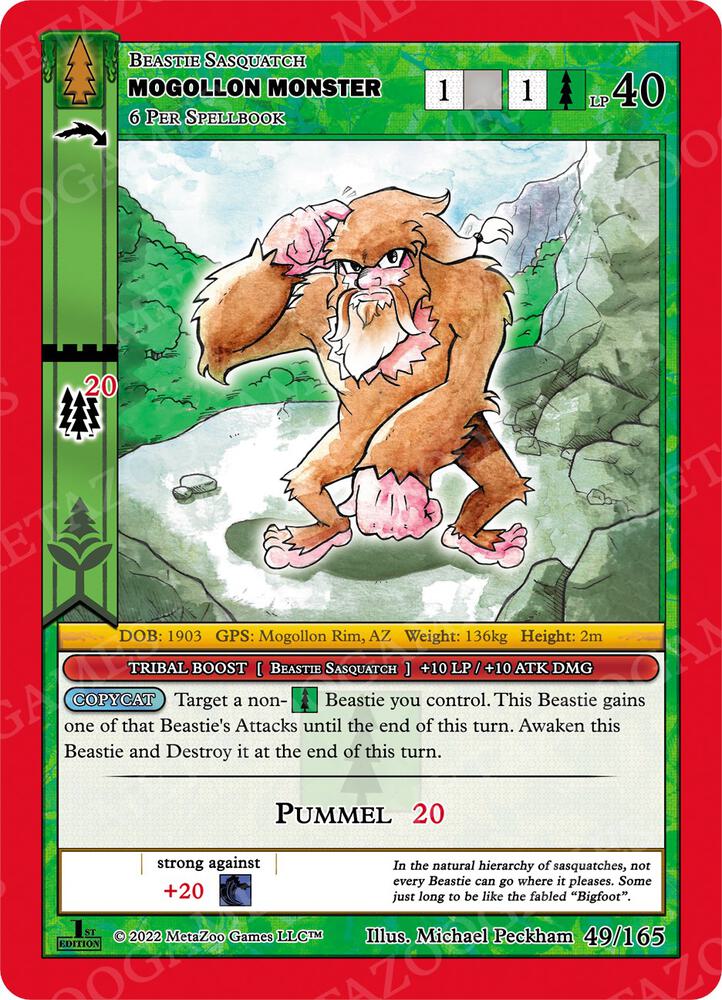 Mogollon Monster - Wilderness: First Edition - MetaZoo - TCGplayer.com