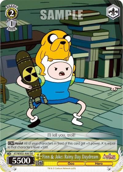 ヴァイスシュヴァルツ PSA9 WS Adventure Time Finn Jake SP Weiss