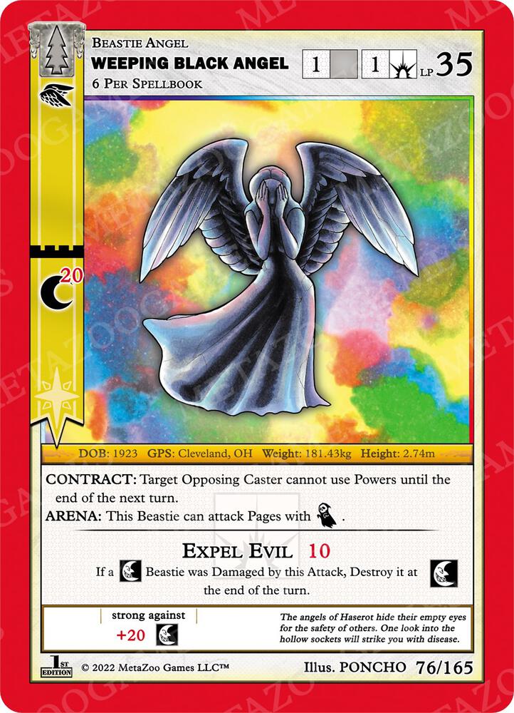 Weeping Black Angel