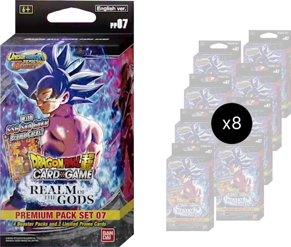 Realm of the Gods Premium Pack Set 07 Display - Realm of the Gods - Dragon  Ball Super: Masters - TCGplayer.com