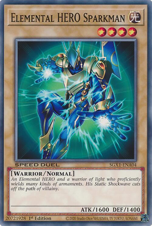 Elemental HERO Sparkman - Speed Duel GX: Duel Academy Box - YuGiOh