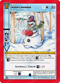 Friendly Snowman