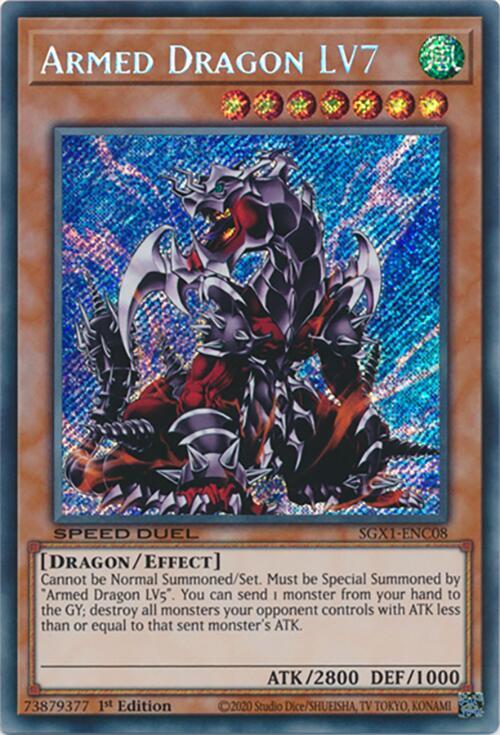 Armed Dragon LV7 (Secret Rare) - Speed Duel GX: Duel Academy Box