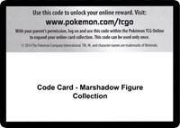 Code Card - Marshadow Figure Collection from SM - Crimson Invasion Pokemon card image