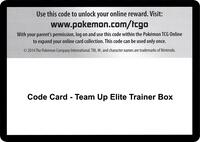 Code Card - Team Up Elite Trainer Box