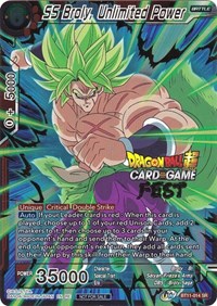 SS Broly, Unlimited Power (Card Game Fest 2022) card art
