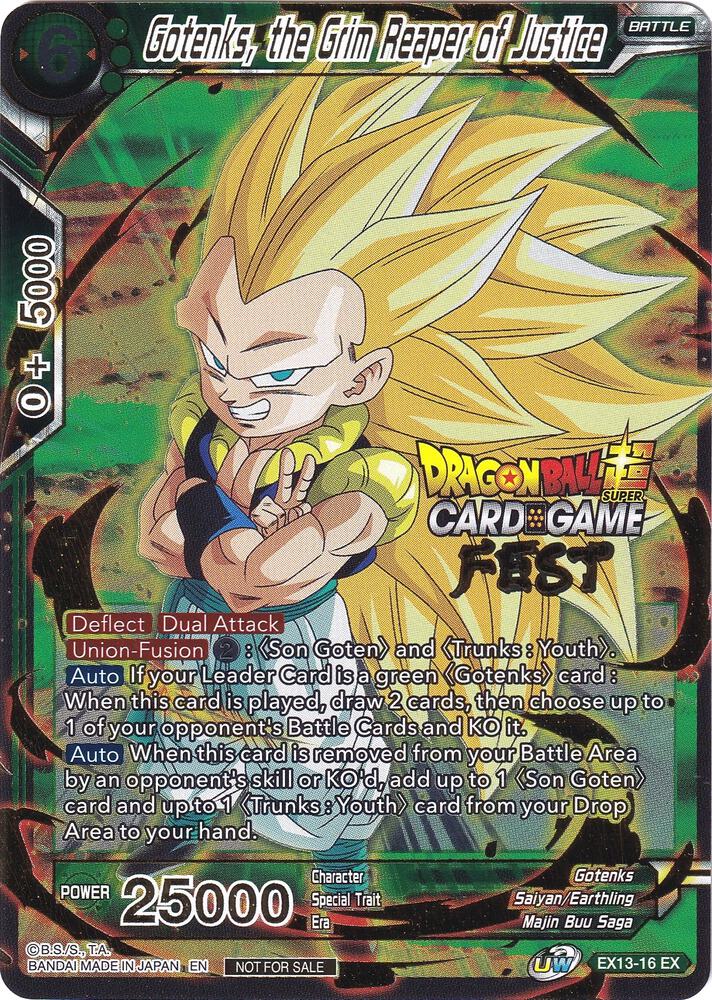 Gotenks, the Grim Reaper of Justice (Card Game Fest 2022