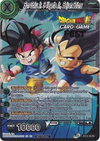 Son Goku Jr. & Vegeta Jr., Saiyan Scions (Card Game Fest 2022) card art