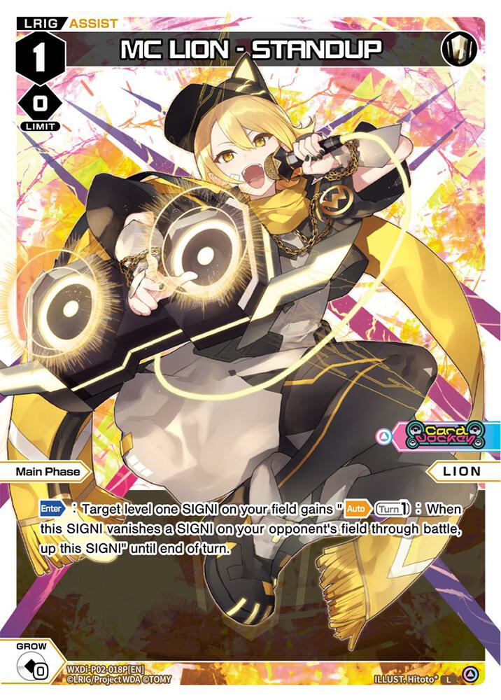 MC LION - STANDUP (Parallel Foil) - Changing Diva - WIXOSS