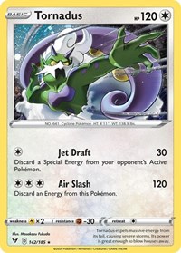 Tornadus - 142/185 (Cosmos Holo) #142/185 from Blister Exclusives Pokemon card image