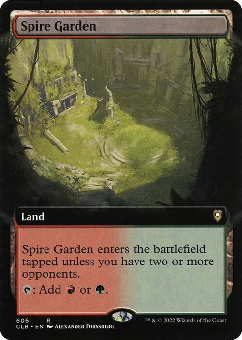 Spire Garden (Extended Art) - Commander Legends: Battle for