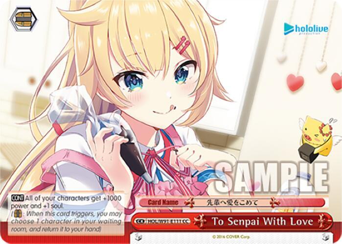To Senpai With Love
