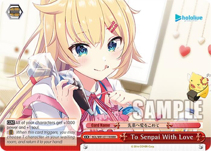 To Senpai With Love (RRR)