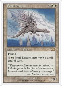 Pearl Dragon - Classic Sixth Edition - Magic: The Gathering card