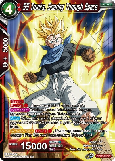 SS Trunks, Soaring Through Space