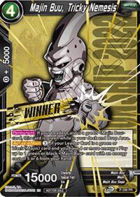 Majin Buu, Tricky Nemesis (Winner Stamped) (Championship Pack 2022 Vol.1) card art