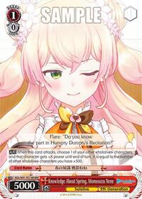 Knowledge About Spring, Momosuzu Nene (RRR) (HOL/W91-TE116R RRR) card