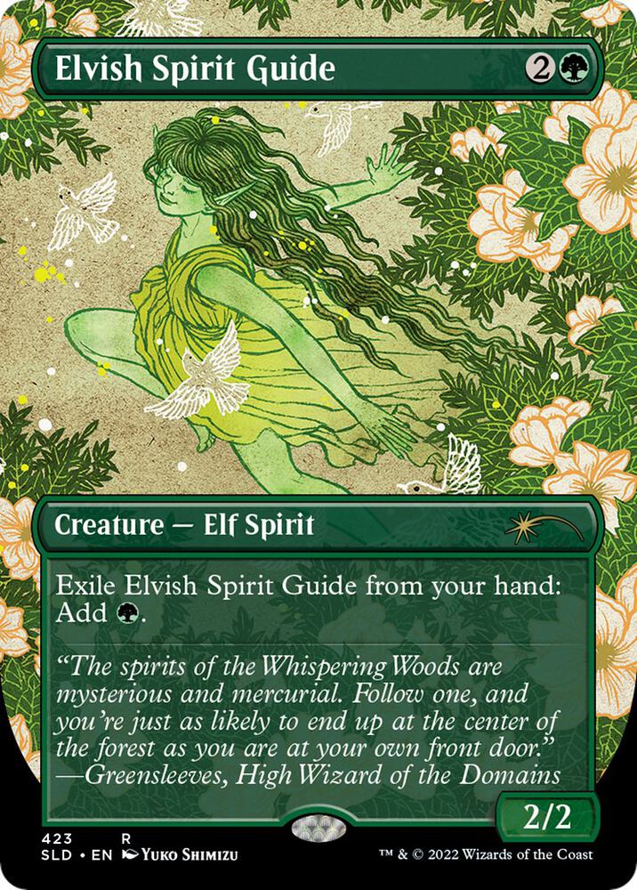 マジック：ザ・ギャザリング Elvish Spirit Guide BGS9.5 Elvish Spirit Guide (Borderless) - Secret Lair Drop Series