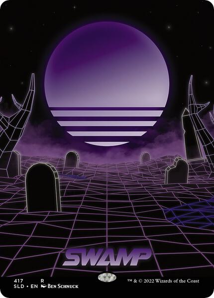 Swamp (417) - Secret Lair Drop Series - Magic: The Gathering