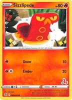 Sizzlipede [Cinderace] #46 from 2022 Battle Academy Pokémon card set