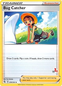 Bug Catcher - 226/264 (#34 Cinderace Stamped) #226/164 from Battle Academy 2022 Pokemon card image