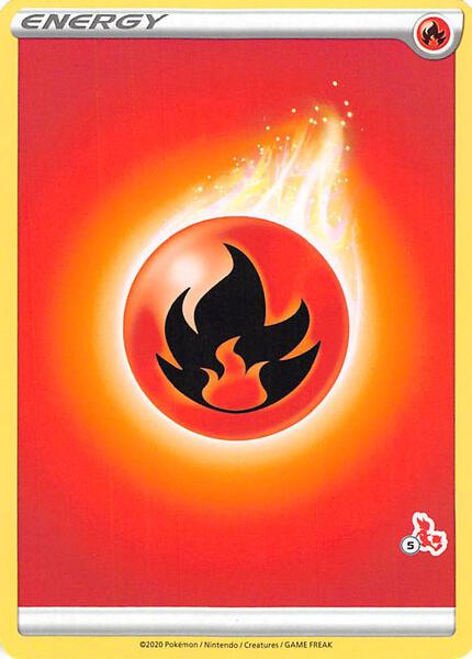 Fire Energy (#5 Cinderace Stamped)
