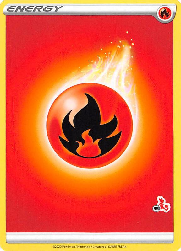 Fire Energy (#35 Cinderace Stamped)  from Battle Academy 2022