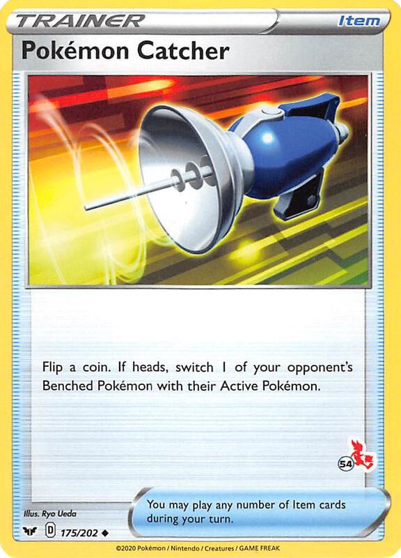 Pokemon Catcher - 175/202 (#54 Cinderace Stamped) 175/202 from Battle Academy 2022