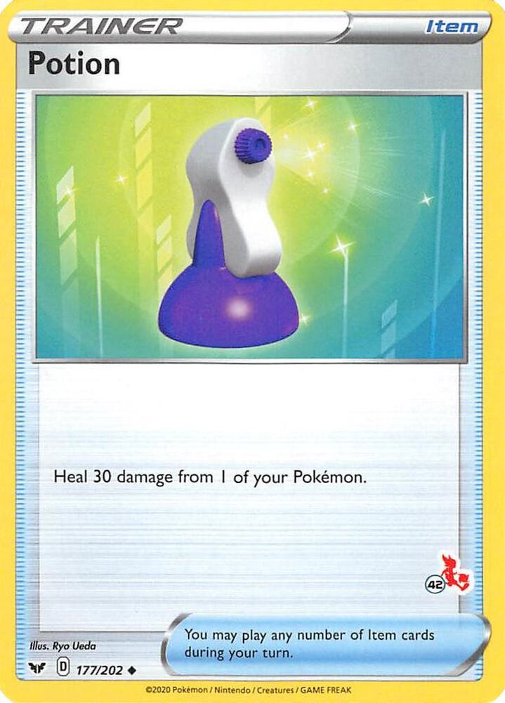 Potion - 177/202 (#42 Cinderace Stamped) 177/202