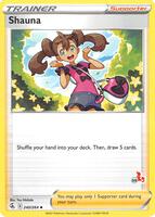 Shauna [#59 Cinderace Stamp] #240 from 2022 Battle Academy Pokémon card set