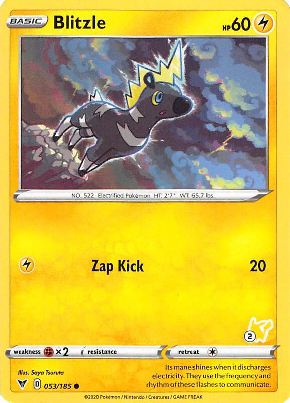 Blitzle - 053/185 (#2 Pikachu Stamped) 053/185 from Battle Academy 2022