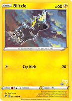 Blitzle [#15 Pikachu Stamp] #53 from 2022 Battle Academy Pokémon card set