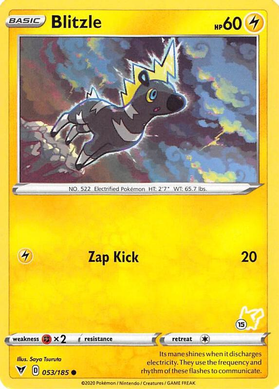Blitzle - 053/185 (#15 Pikachu Stamped) 053/185 from Battle Academy 2022