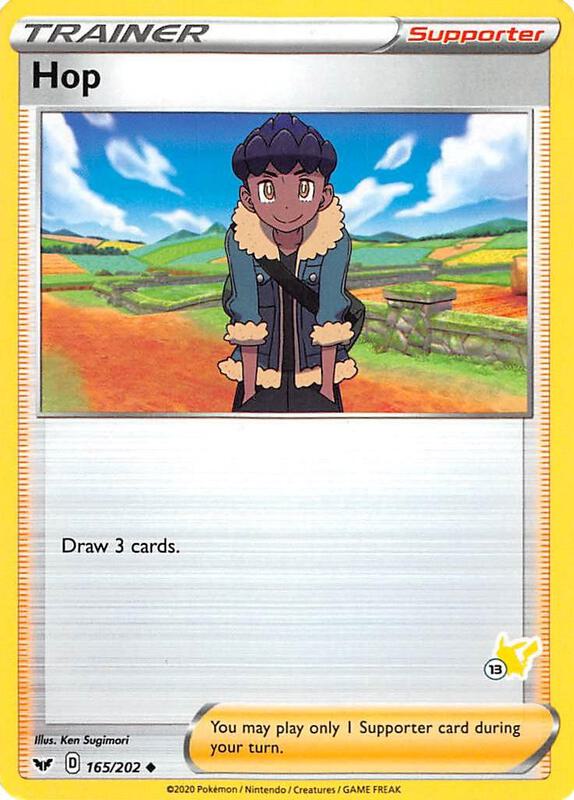 Hop - 165/202 (#13 Pikachu Stamped) 165/202 from Battle Academy 2022