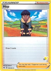Hop - 165/202 (#54 Pikachu Stamped) #165/202 from Battle Academy 2022 Pokemon card image