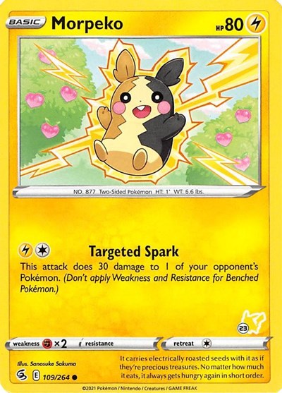 Morpeko - 109/264 (#23 Pikachu Stamped)