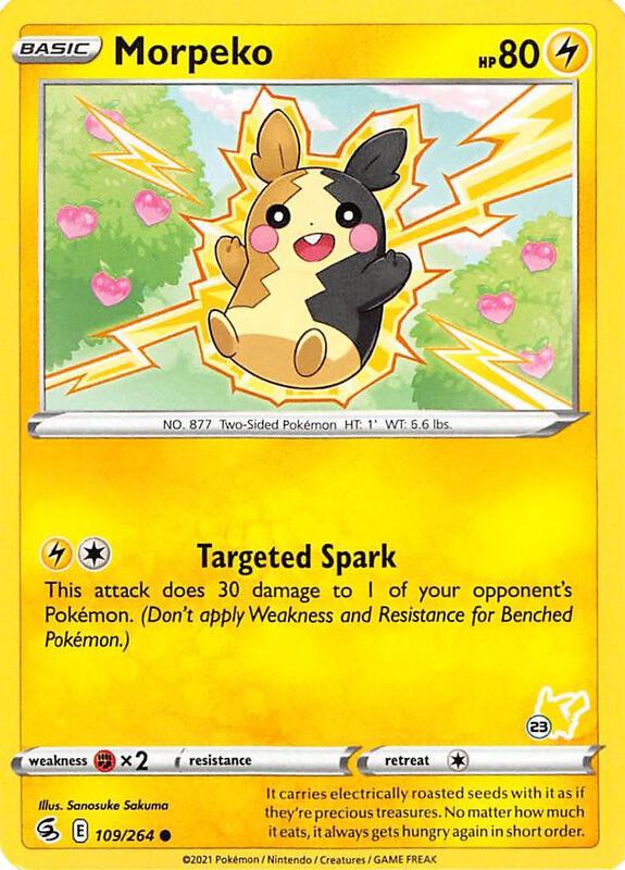 Morpeko (#23 Pikachu Stamped)