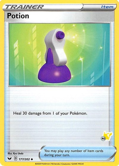 Potion - 177/202 (#40 Pikachu Stamped)